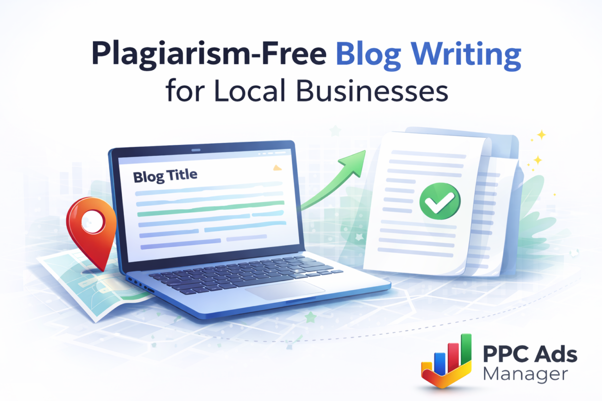 plagiarism-free blog writing strategy for local businesses