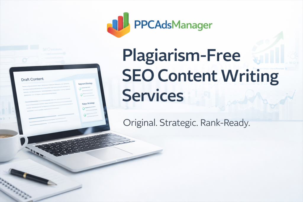 Plagiarism-free SEO content writing services for serious brands focused on originality and rankings