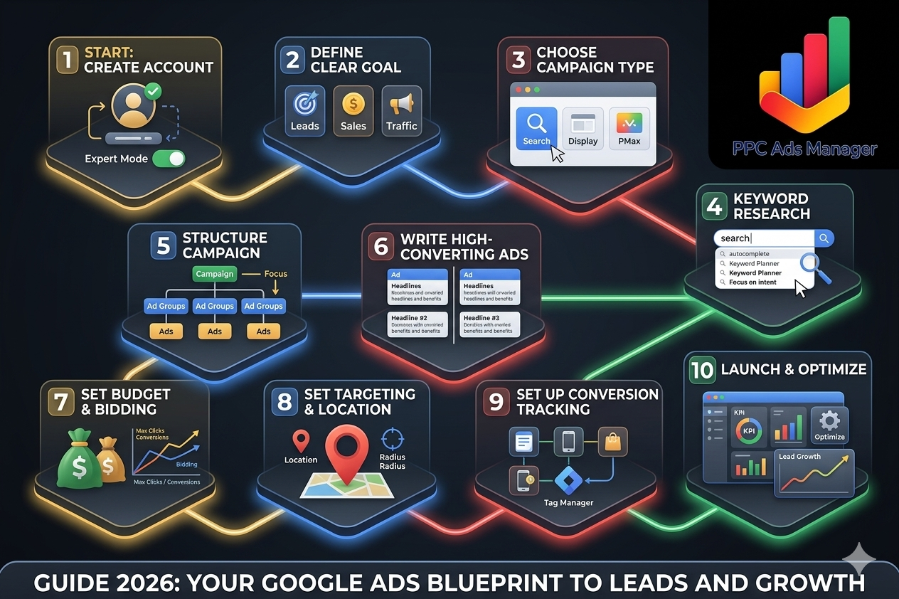 How to Run Google Ads Step-by-Step (Beginner Guide 2026 ...